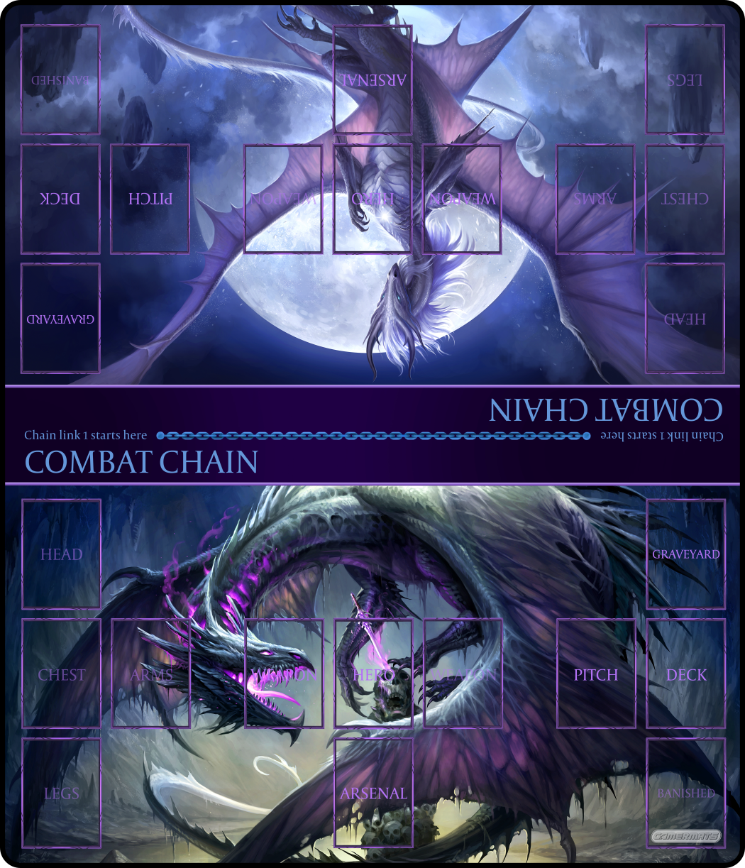 Double Dragons - Two-Player XL Playmat Flesh and Blood Compatible